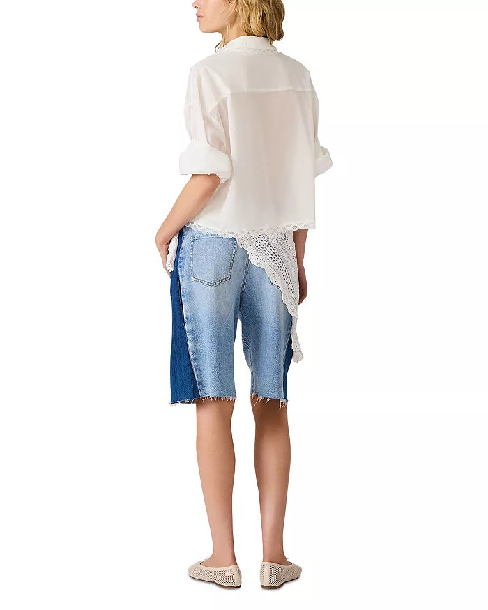 Steve Madden Delphi Lace Collar Blouse