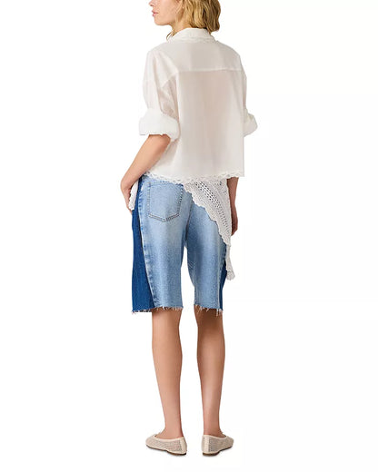 Steve Madden Delphi Lace Collar Blouse