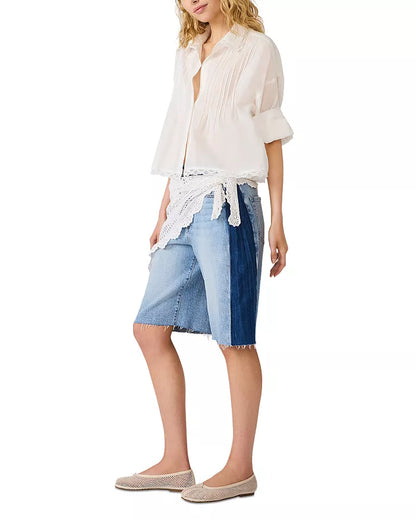 Steve Madden Delphi Lace Collar Blouse