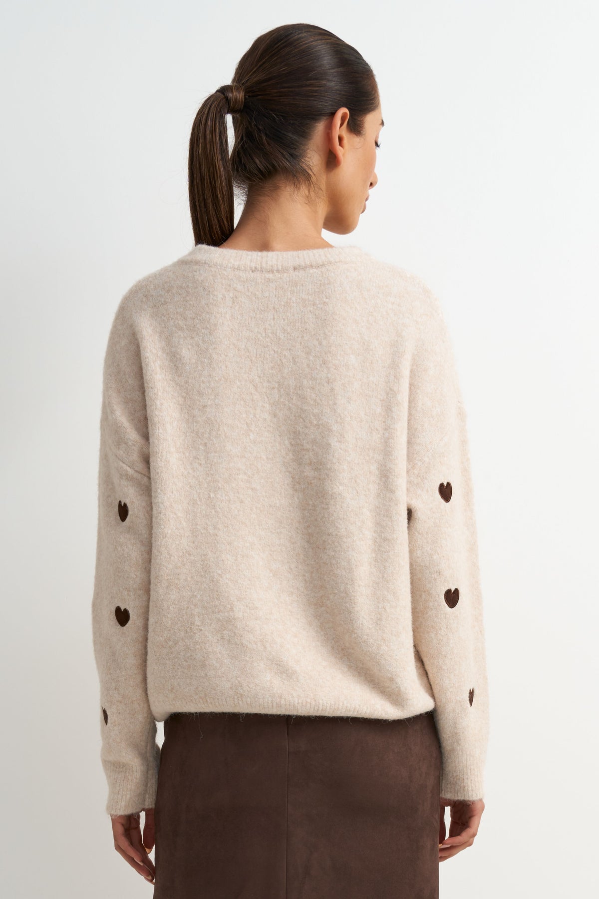 Myles Knit Heart Sweater