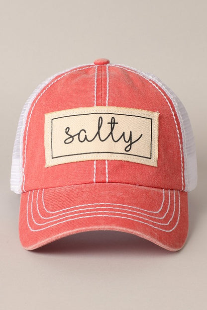 " Salty" Canvas Baseball Hat