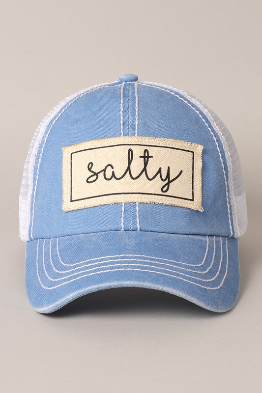 " Salty" Canvas Baseball Hat