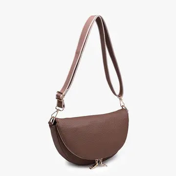Alessandra Foldover Crescent Crossbody