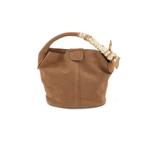 Mini Bucket Bag W/ Scarf
