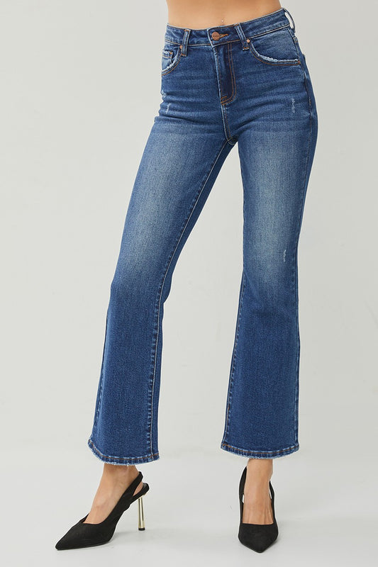 Risen High Rise Ankle Flare Jean