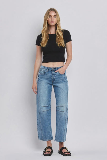 Vervet High Rise Barrel Jean