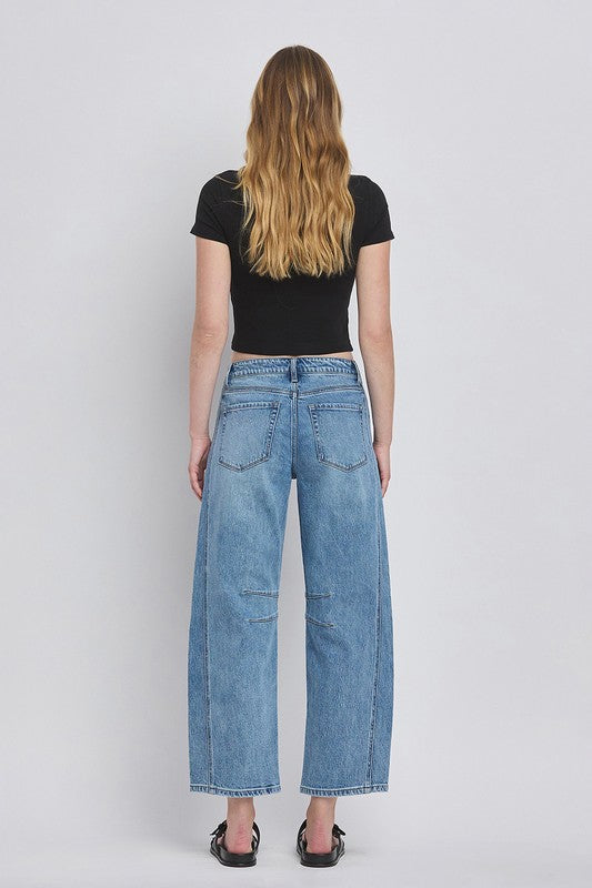 Vervet High Rise Barrel Jean