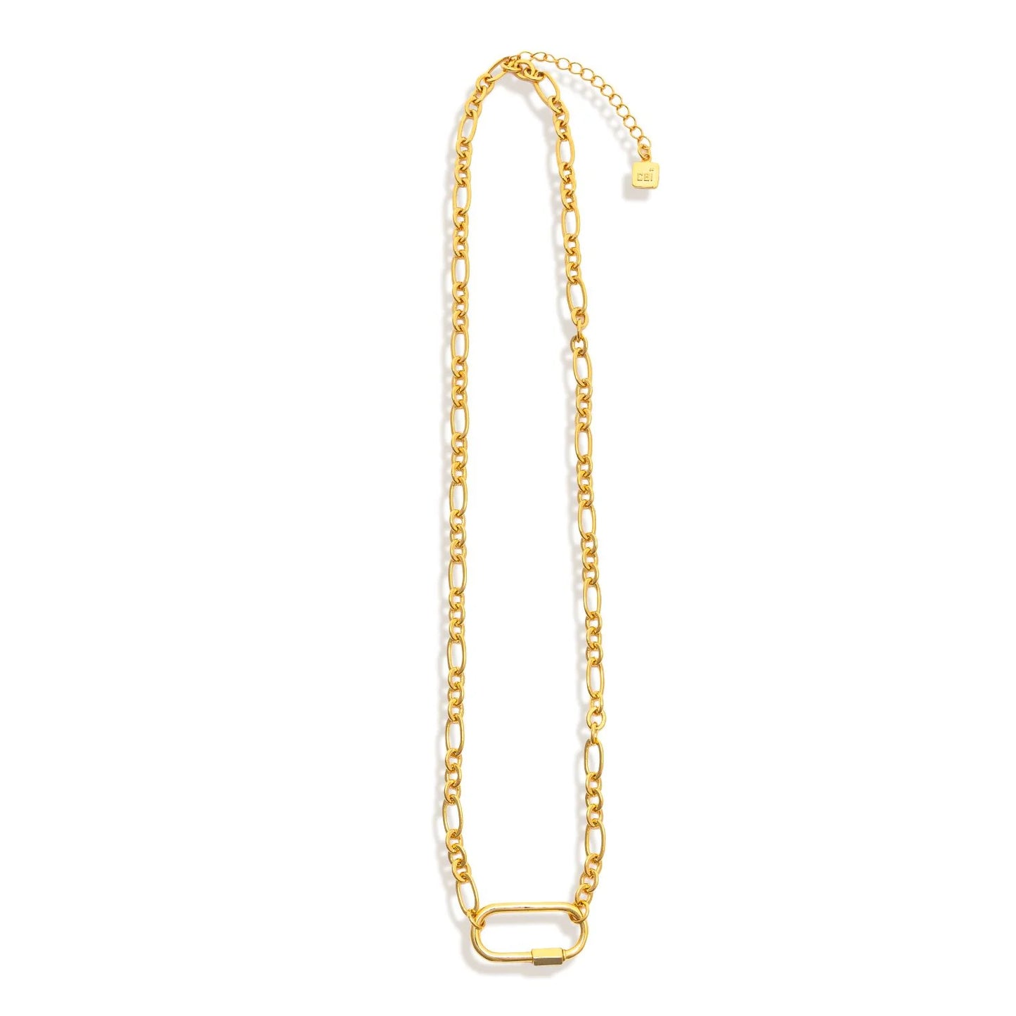 CAI Carabiner Lock Chain Link Necklace