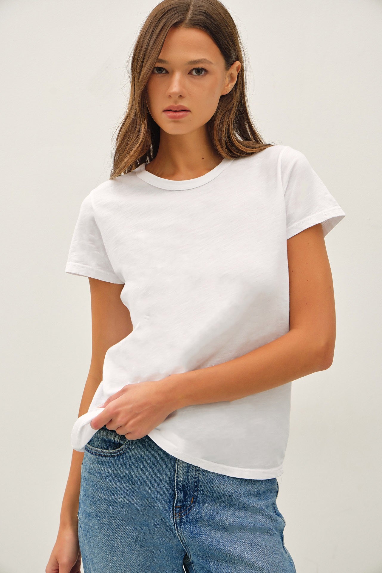 Essential Cotton Slub Tee