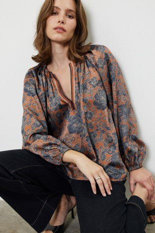 Floral Long Sleeve Blouse