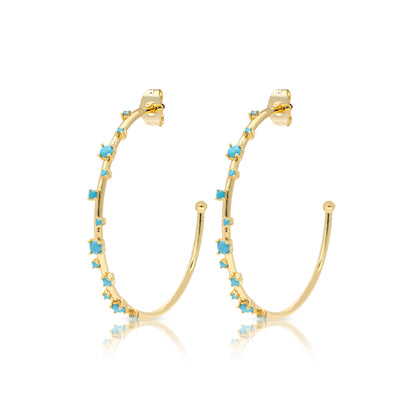 CAI Chunky Starry Hoops