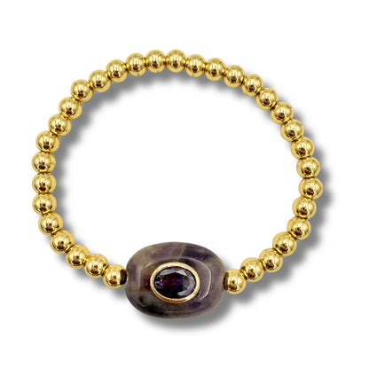Holst & Lee Gem Beaded Bracelet