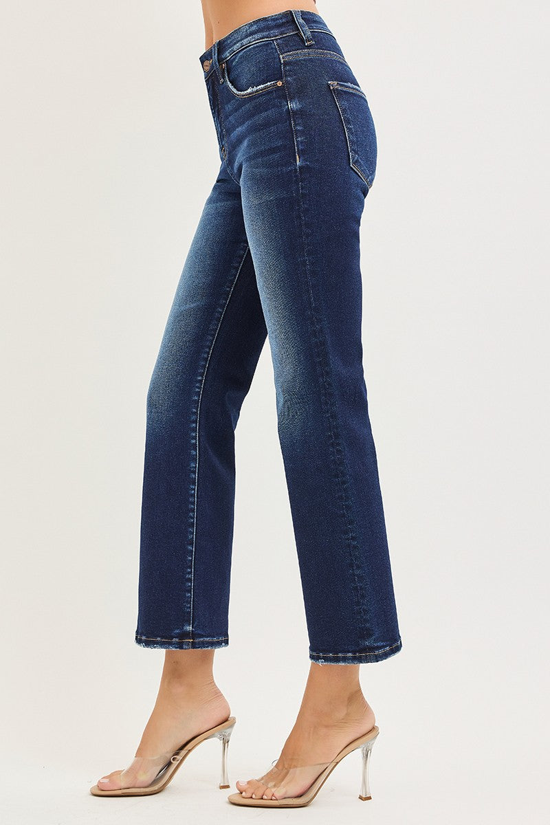 Risen High Rise Ankle Bootcut Jean