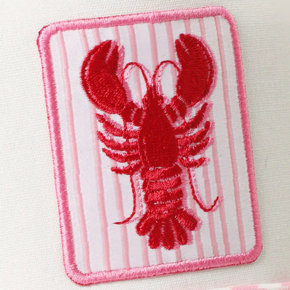 Lobster Embroidered Patch Trucker Hat