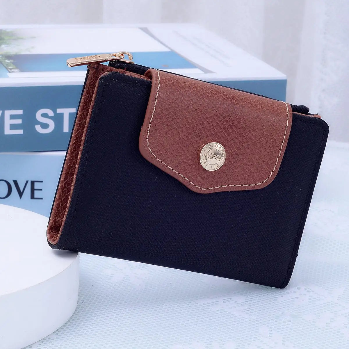 Stephanie Nylon Snap Bifold Wallet