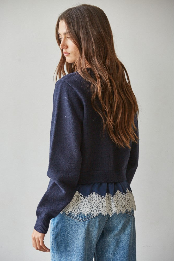Amandine Twofer Sweater