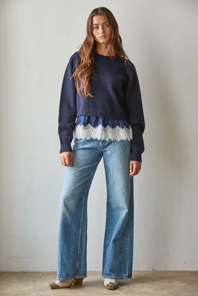 Amandine Twofer Sweater