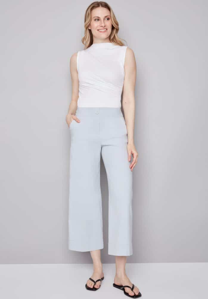 ILTM Elizabeth Techno Wide Leg Pull On Pant