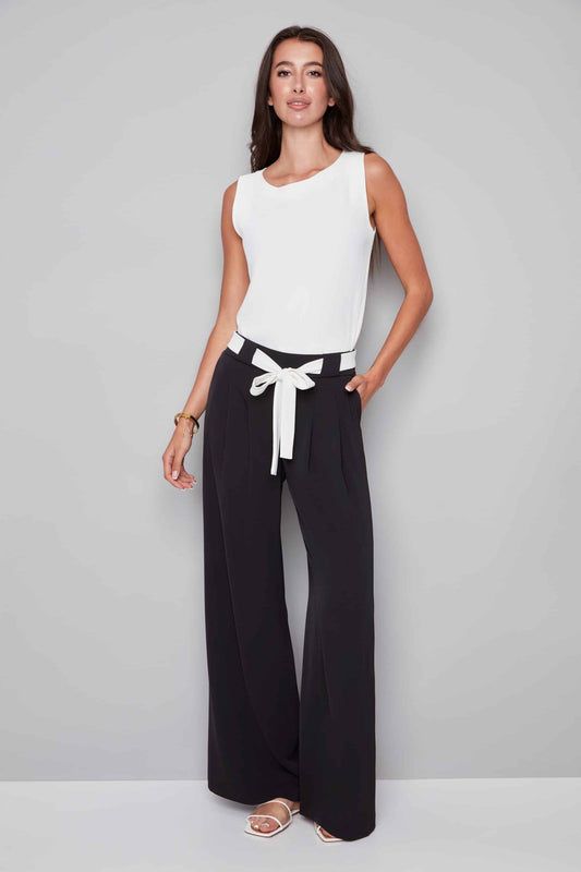 Tyler Madison Wide Leg Pant with Sash