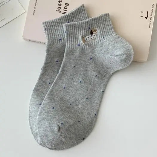 Dog polka Dot Ankle Sock