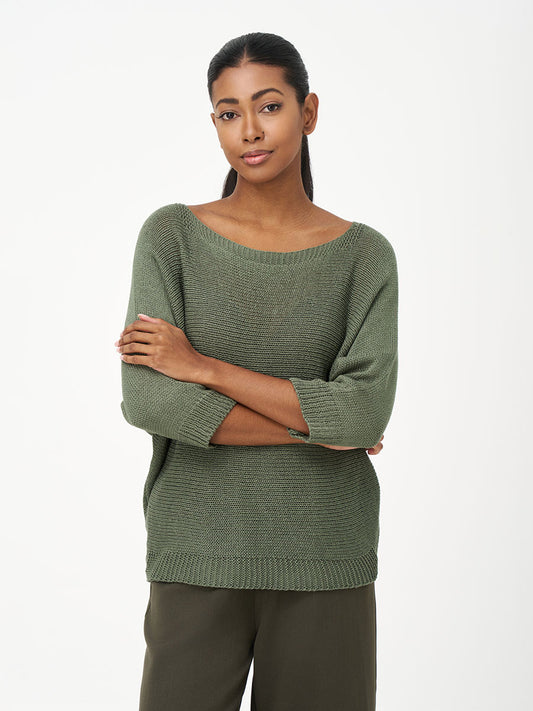 M Italy Boat Neck Sweater