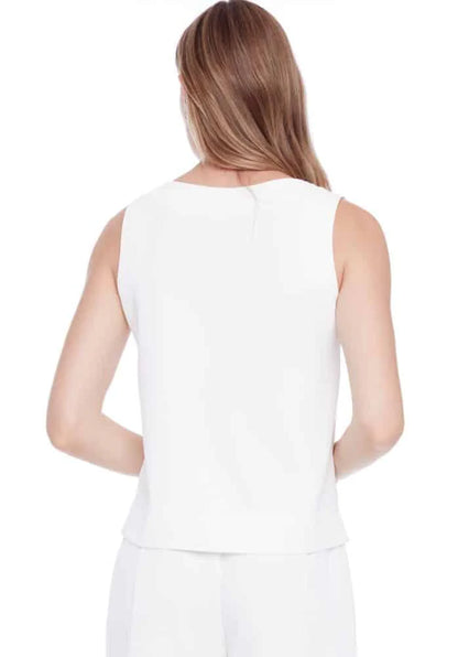Tyler Madison Cream Sleeveless Top