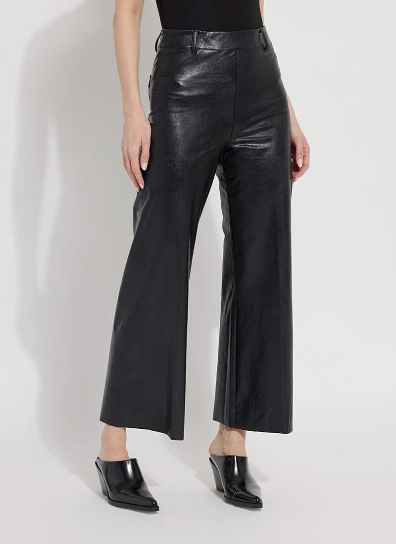 Lysse Vegan Leather Wide Leg Pant
