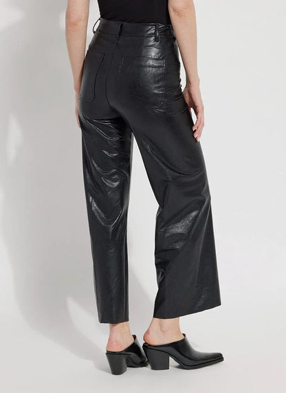 Lysse Vegan Leather Wide Leg Pant