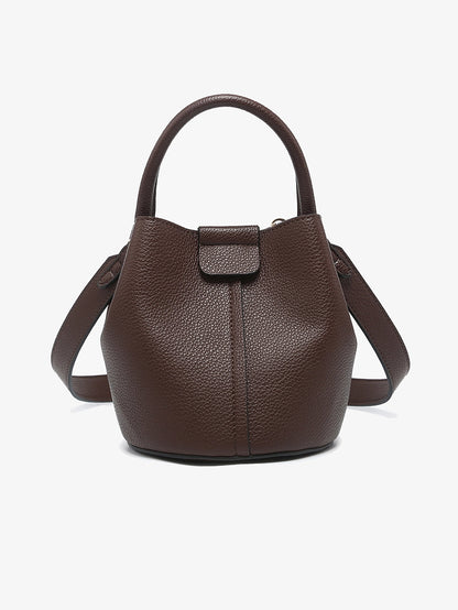 Bucket Bag with Handle and Strap