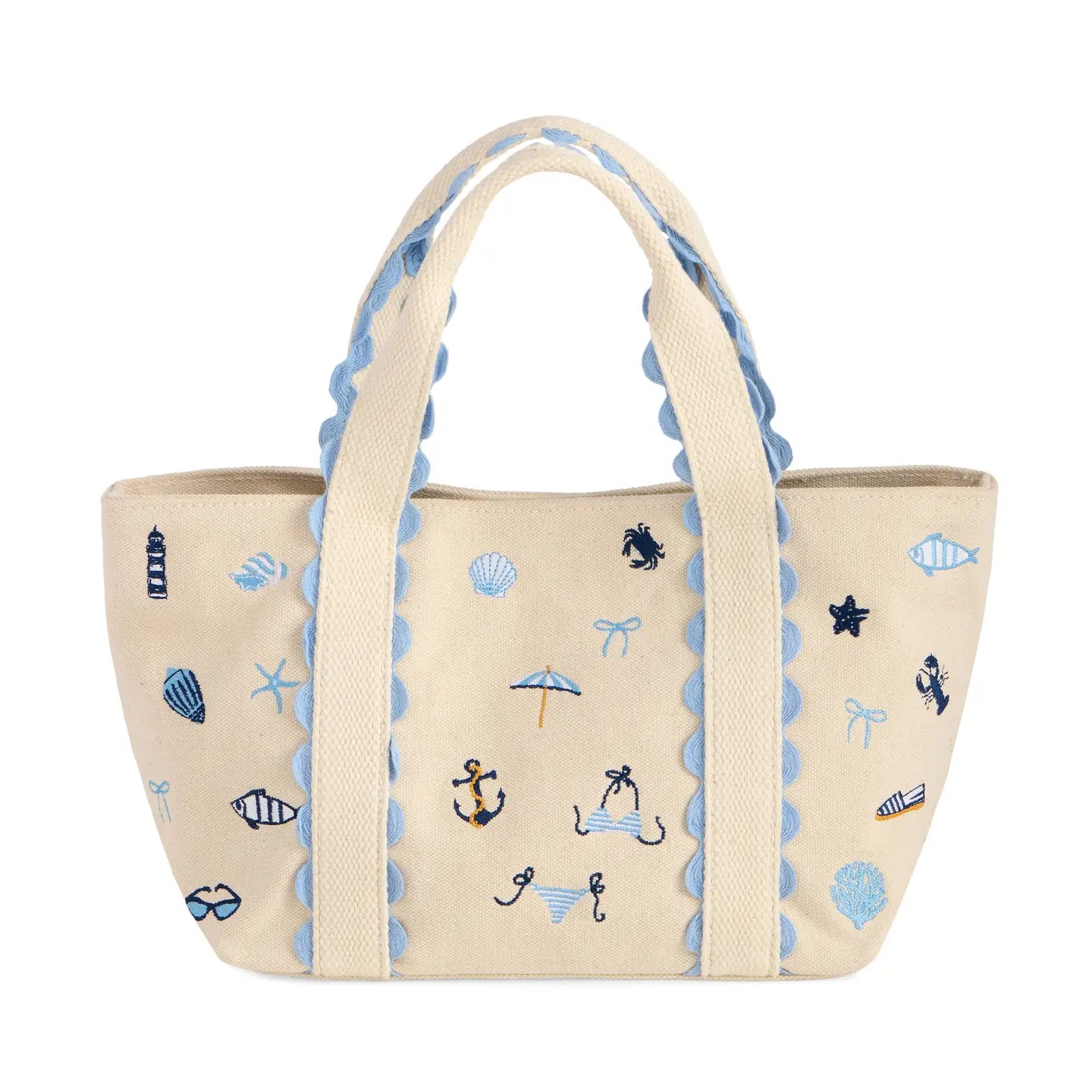 Shiraleah Coastal Icons Mini Tote Bag