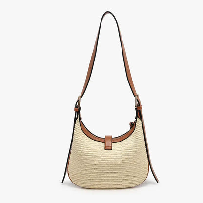 Ariana Straw Shoulder Bag
