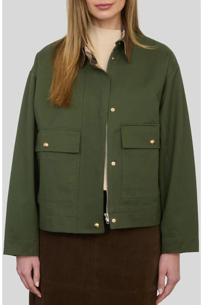 Zoe & Claire Cotton Utility Jacket
