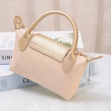 Lacey Straw Mini Crossbody Bag
