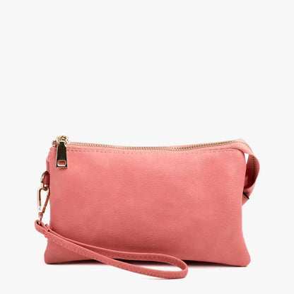 Riley 3 Compartment Crossbody/ Wristlet