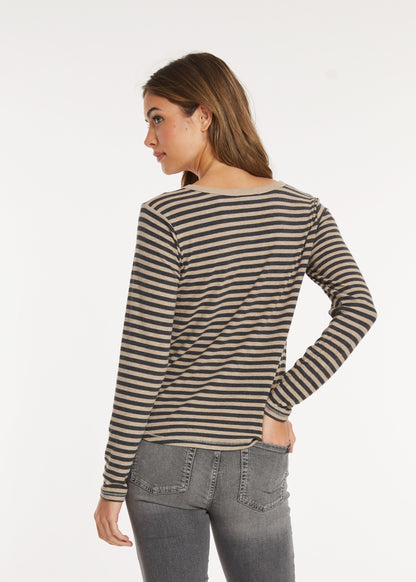 Mododoc Slim Shirttail Henley