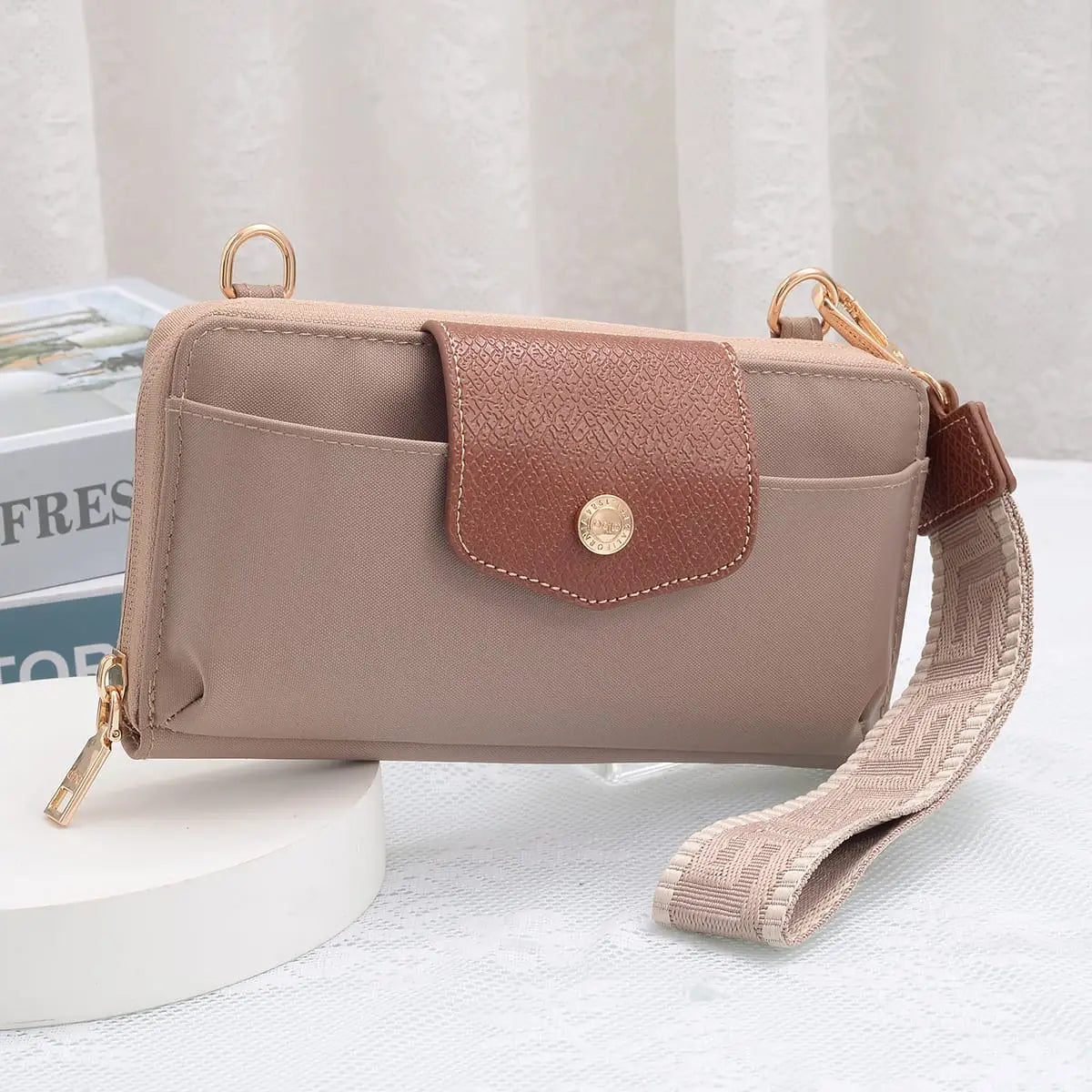 Mila Nylon Wristlet/ Crossbody