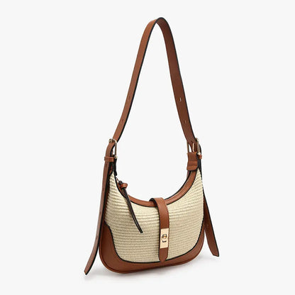 Ariana Straw Shoulder Bag