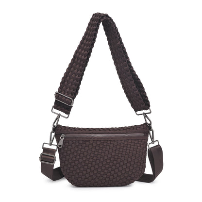 Woven Neoprene Crossbody Bag