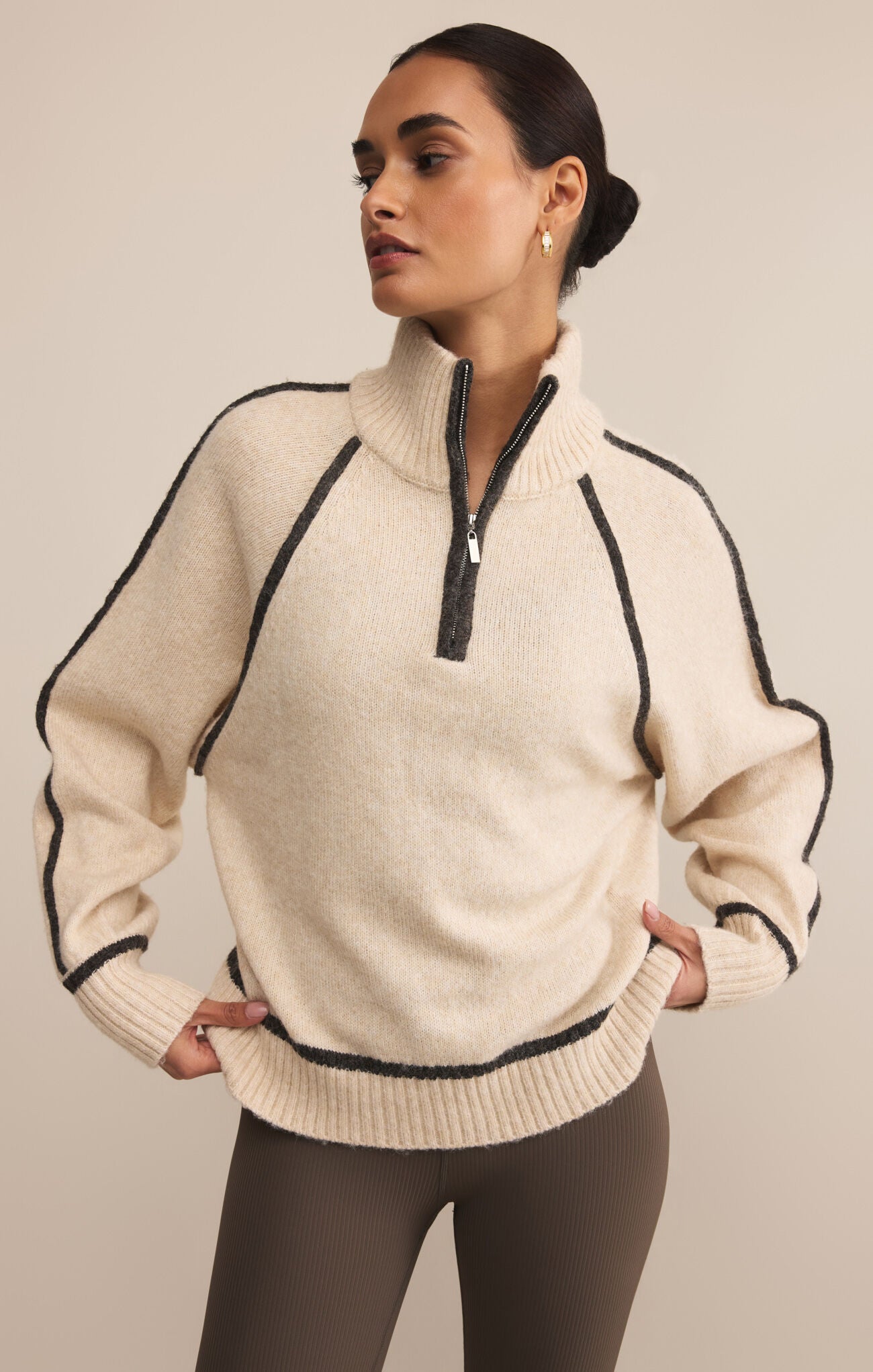Z Supply Alps Half Zip Sweater