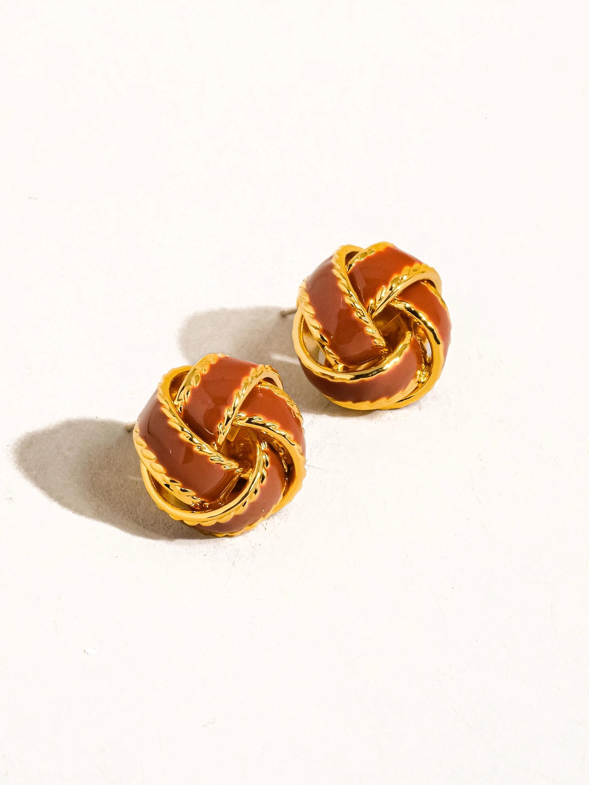 Basket Weave Ball Studs
