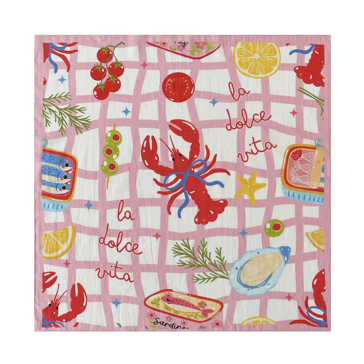 Summer Lobster Scarf