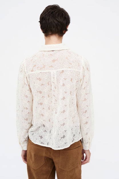 Wild Pony Floral Lace Blouse