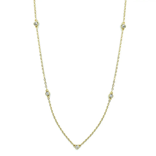 CZ Accented Necklace