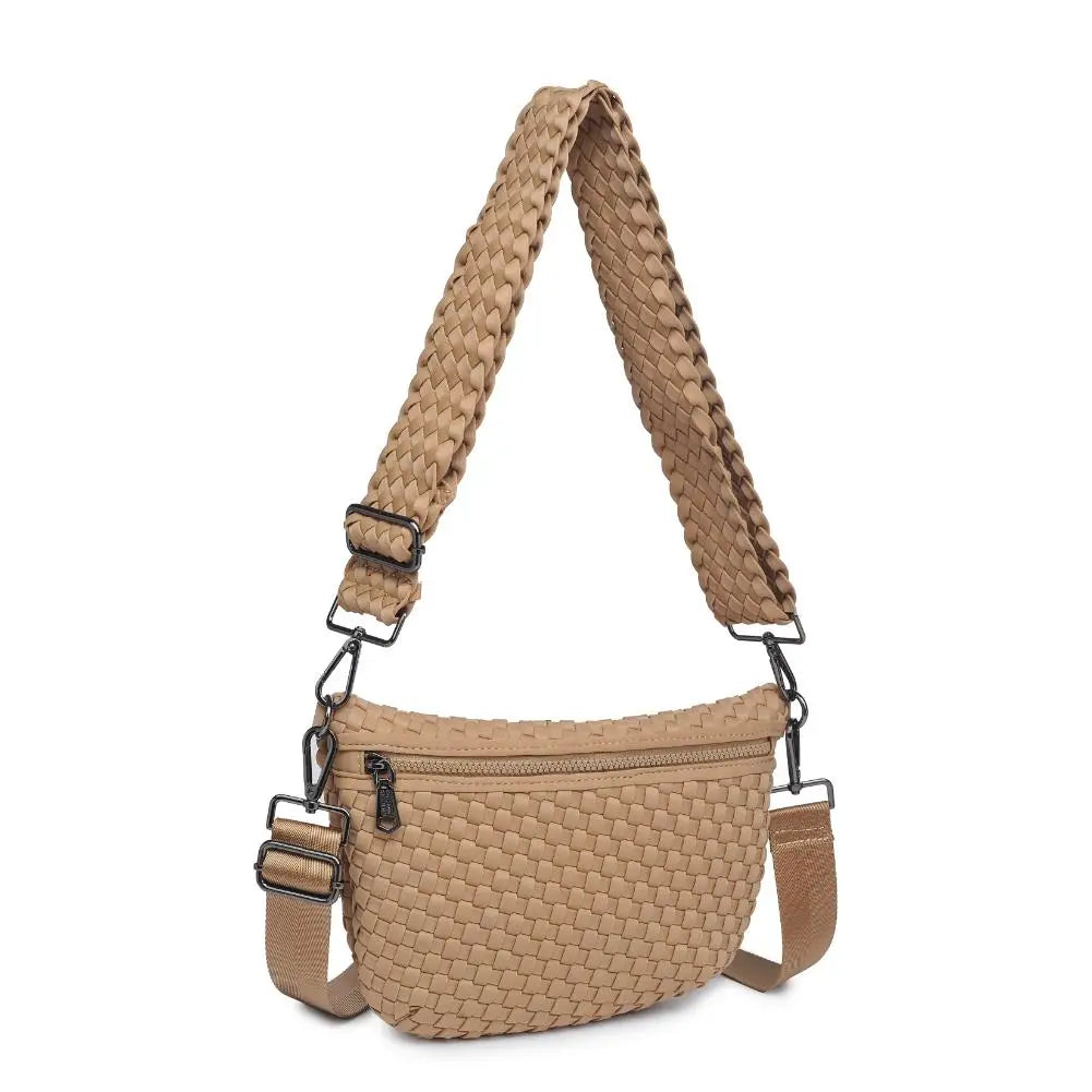 Woven Neoprene Crossbody Bag