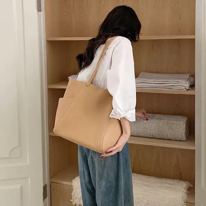 Large Tote Bag W/ Cosmetic Bag