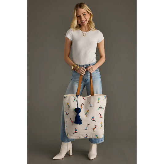 Panache Skiing People Tote