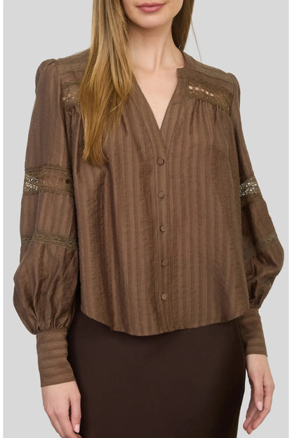 Zoe & Claire Lace Detail Top