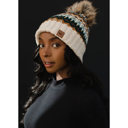 Knit Pom Hats