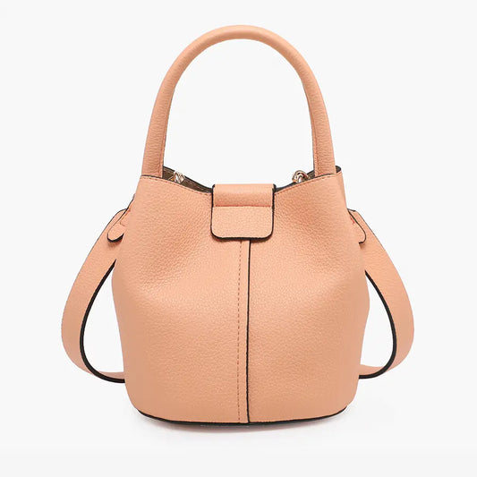 Farrah Bucket Bag W/ Top Handle & Inner Bag