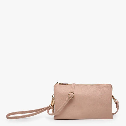 Riley 3 Compartment Crossbody/ Wristlet
